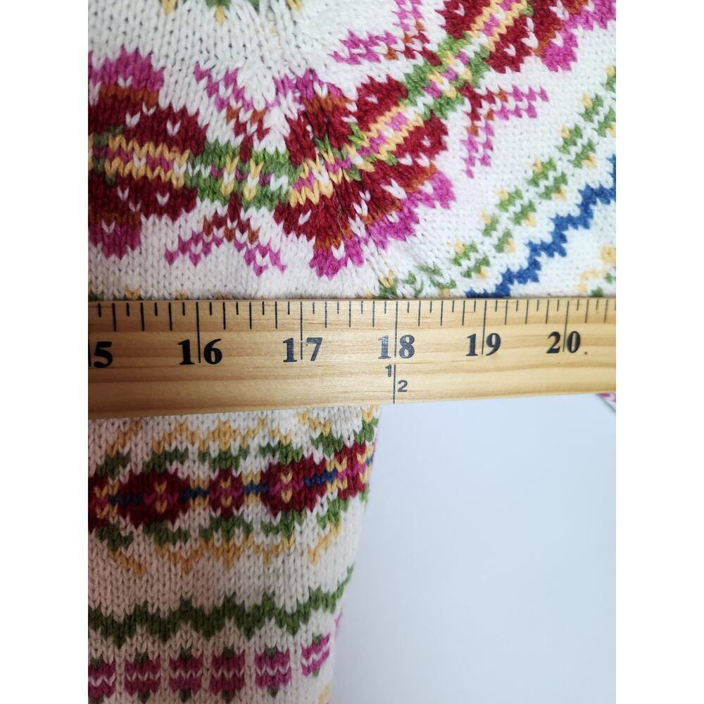 Tiara International vtg button front cardigan sweater sz M cottagecore Y2K - Picture 6 of 8